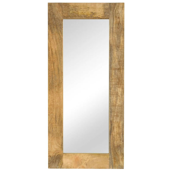 NNEVL Mirror Solid Mango Wood 50x110 cm