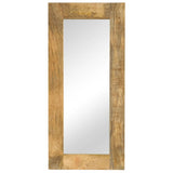 NNEVL Mirror Solid Mango Wood 50x110 cm