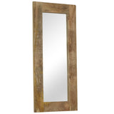 NNEVL Mirror Solid Mango Wood 50x110 cm
