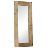 NNEVL Mirror Solid Mango Wood 50x110 cm