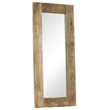 NNEVL Mirror Solid Mango Wood 50x110 cm