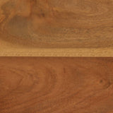 NNEVL Dining Bench Solid Acacia Wood and Steel 160x40x45 cm