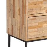 NNEVL TV Cabinet Reclaimed Teak Wood 90x30x55 cm