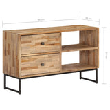NNEVL TV Cabinet Reclaimed Teak Wood 90x30x55 cm