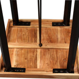 NNEVL Bar Set 3 Pieces Solid Acacia and Wood Reclaimed