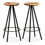 NNEVL Bar Set 3 Pieces Solid Acacia and Wood Reclaimed