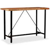 NNEVL Bar Set 7 Pieces Solid Acacia and Wood Reclaimed