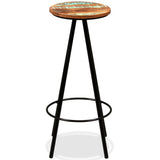 NNEVL Bar Set 7 Pieces Solid Acacia and Wood Reclaimed