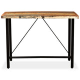 NNEVL Bar Set 7 Pieces Solid Wood Reclaimed