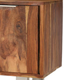NNEVL TV Cabinet Solid Sheesham Wood with Honey Finish 118x30x40 cm