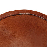 NNEVL Butterfly Chair Brown Kids Size Real Leather
