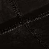 NNEVL Butterfly Chair Black Kids Size Real Leather