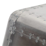NNEVL Aviator Coffee Table Aluminium Vintage Aircraft Airman Style
