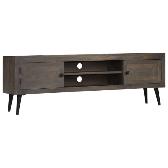 NNEVL TV Cabinet Solid Mango Wood 140x30x45 cm