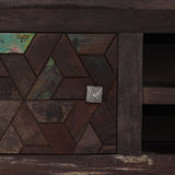 NNEVL TV Cabinet Solid Reclaimed Wood 140x30x45 cm