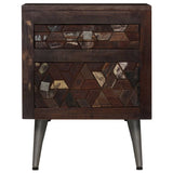 NNEVL Bedside Cabinet Solid Reclaimed Wood 40x30x50 cm