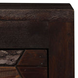 NNEVL Bedside Cabinet Solid Reclaimed Wood 40x30x50 cm