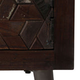 NNEVL Bedside Cabinet Solid Reclaimed Wood 40x30x50 cm