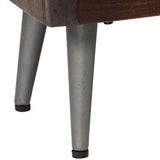 NNEVL Bedside Cabinet Solid Reclaimed Wood 40x30x50 cm