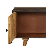 NNEVL TV Cabinet Solid Mango Wood 140x30x45 cm
