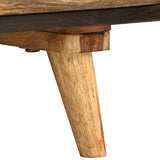 NNEVL TV Cabinet Solid Mango Wood 140x30x45 cm