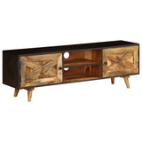 NNEVL TV Cabinet Solid Mango Wood 140x30x45 cm
