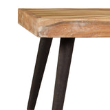 NNEVL Coffee Table Solid Mango Wood 90x55x36 cm