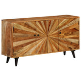 NNEVL Sideboard Solid Mango Wood 140x35x75 cm