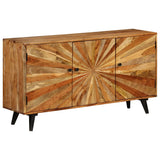 NNEVL Sideboard Solid Mango Wood 140x35x75 cm
