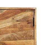 NNEVL Sideboard Solid Mango Wood 140x35x75 cm