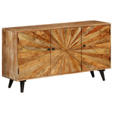 NNEVL Sideboard Solid Mango Wood 140x35x75 cm