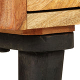 NNEVL Sideboard Solid Mango Wood 85x30x75 cm