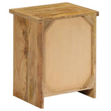 NNEVL Bedside Table Solid Mango Wood 40x30x50 cm