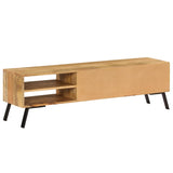 NNEVL TV Cabinet Solid Mango Wood 140x30x40 cm