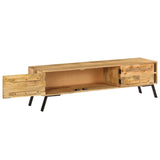 NNEVL TV Cabinet Solid Mango Wood 140x30x40 cm