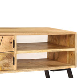 NNEVL TV Cabinet Solid Mango Wood 140x30x40 cm
