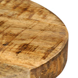 NNEVL Bar Set 3 Piece Solid Mango Wood 60x60x107 cm