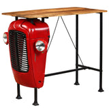 NNEVL Bar Set 5 Piece Solid Mango Wood 120x60x107 cm