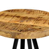 NNEVL Bar Set 5 Piece Solid Mango Wood 120x60x107 cm