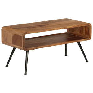 NNEVL Coffee Table Solid Sheesham Wood 95x40x45 cm