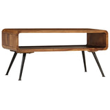 NNEVL Coffee Table Solid Sheesham Wood 95x40x45 cm