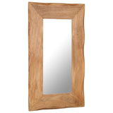 NNEVL Cosmetic Mirror 50x80 cm Solid Acacia Wood