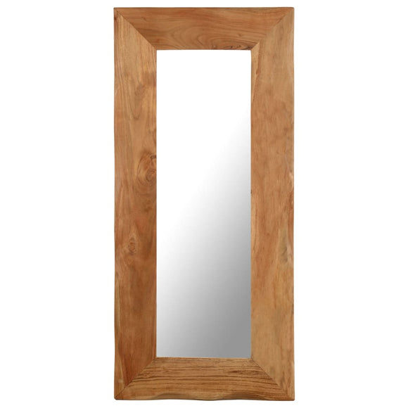 NNEVL Cosmetic Mirror 50x110 cm Solid Acacia Wood