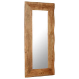 NNEVL Cosmetic Mirror 50x110 cm Solid Acacia Wood