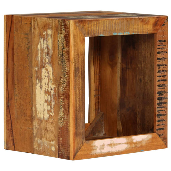 NNEVL Stool 40x30x40 cm Solid Reclaimed Wood