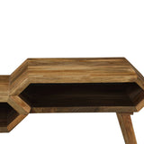 NNEVL Coffee Table Solid Mango Wood 104x50x45 cm