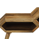 NNEVL Coffee Table Solid Mango Wood 104x50x45 cm