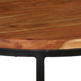 NNEVL Coffee Table Set 3 Pieces Solid Acacia Wood Sheesham Finish