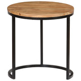 NNEVL Coffee Table Set 3 Pieces Solid Acacia Wood Sheesham Finish