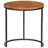 NNEVL Coffee Table Set 3 Pieces Solid Acacia Wood Sheesham Finish